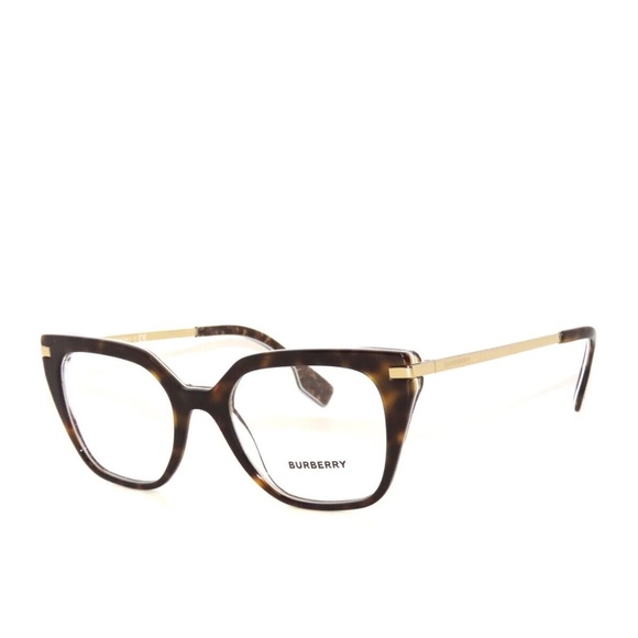Burberry Seaton 2310 3827 50 Havana Gold TB Brown Eyeglasses